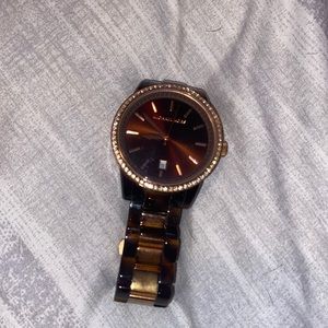 Tortoise color Michael Kors watch
